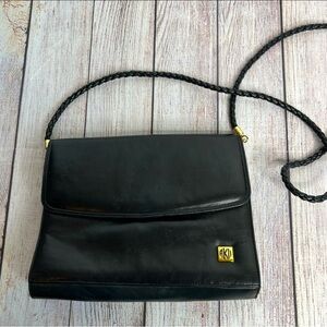 Anne Klein II Vintage Black Crossbody Purse Bag NWT